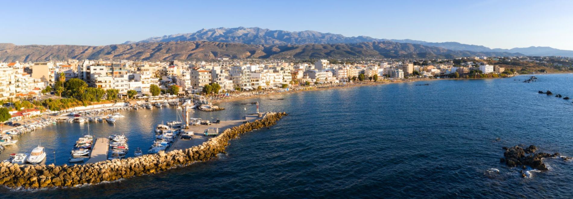 Manual vs. Automatic & SUV vs. Economy: Choosing the Right Car for Crete's Roads. The image shows a view of Crete